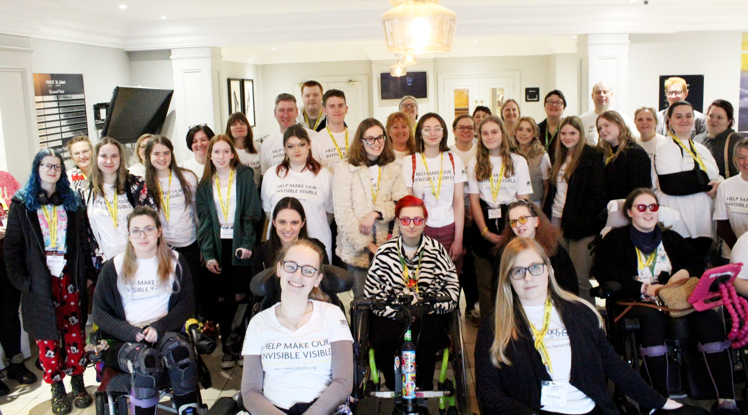 Image of teens and young people at a conference